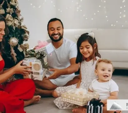 How can co-parents approach gifting effectively over the holidays?