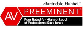 Martindale-Hubbell | AV | Preeminent | Peer rated for Highest Level of Professional Excellence